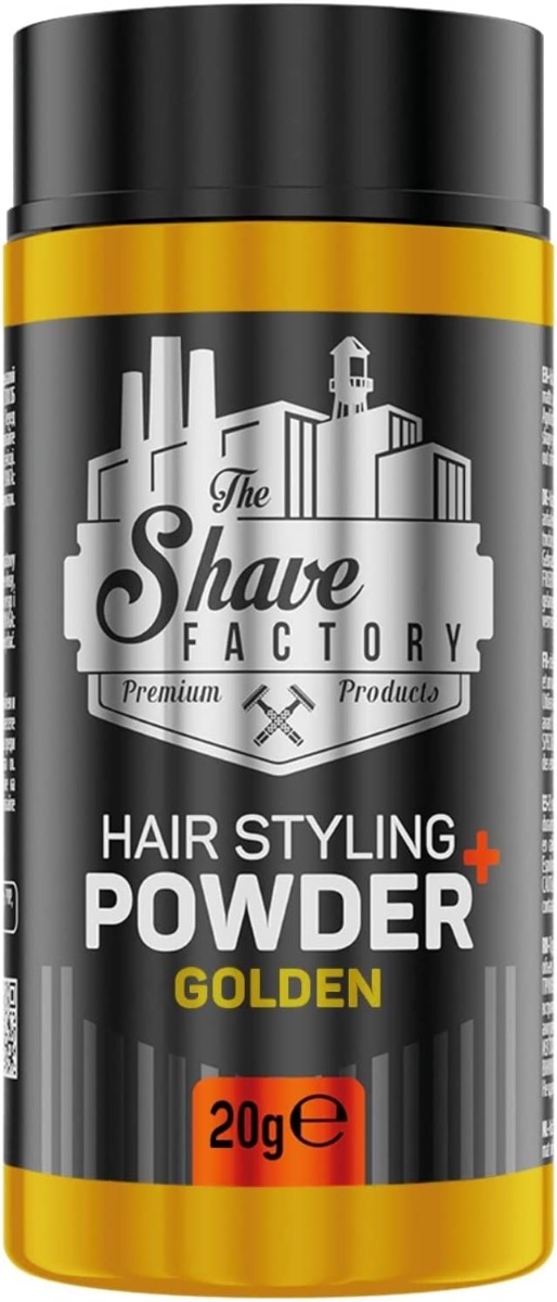 The Shave Factory Strong Hair Styling Powder (Golden) - 20g
