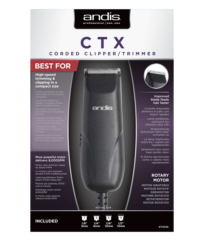 Andis CTX Corded Clipper/Trimmer
