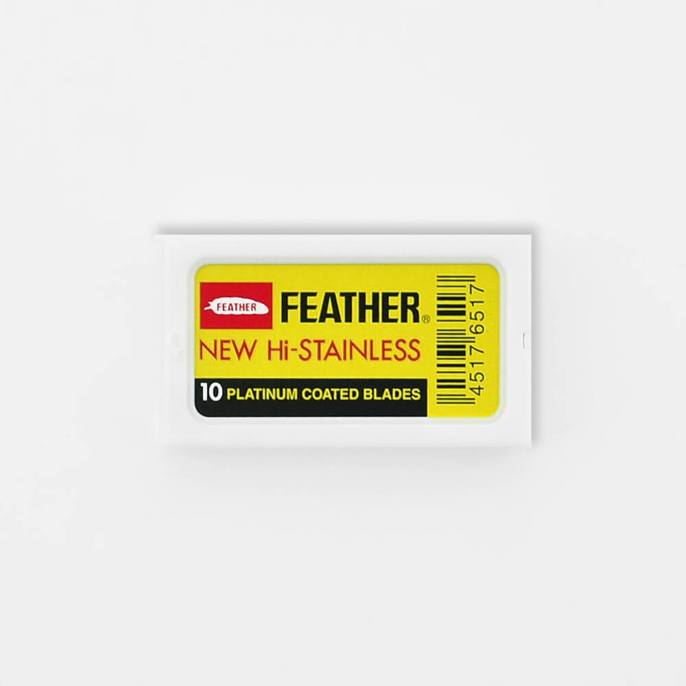 Feather Hi Stainless Double-Sided Razor Blades (x10)