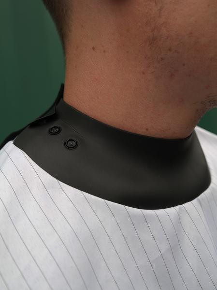 Neo Cape Pinstripe Uni-Gown